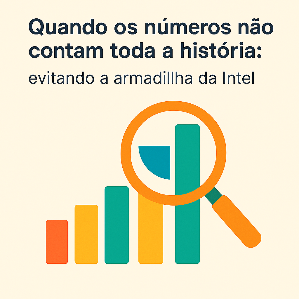 Quando os números não contam toda a história: evitando a armadilha da Intel